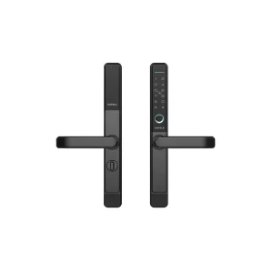 Khóa điện tử cho cửa nhôm Hafele DL6600 912.20.145 (mã số, thẻ từ, vân tay, chìa cơ, kết nối App)