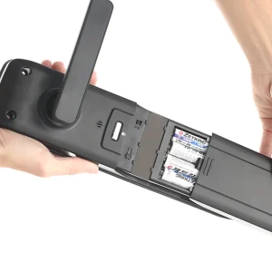 Khóa điện tử vân tay EL7800-TCS Hafele 912.05.763 (mã số, thẻ từ, vân tay, chìa cơ)