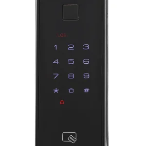 Khóa điện tử Hafele PP9000 Màu đen 912.05.691 (mã số, thẻ từ, vân tay, chìa cơ, kết nối App Bluetooth)