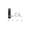 Khóa điện tử vân tay Hafele EL9000 Màu vàng 912.05.376 (mã số, thẻ từ, vân tay, chìa cơ)
