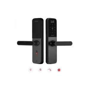 Khoá điện tử Hafele DL6000 912.20.581 (mã số, thẻ từ, chìa cơ, kết nối App)