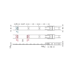 Đèn Led dây 3048 Hafele 3000K 24V 833.76.353