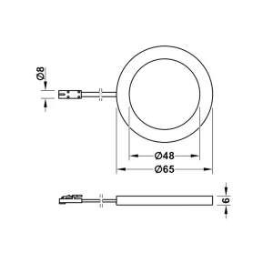 Đèn Led 3035 Hafele 3000K 24V 833.77.190