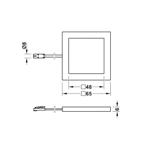 Đèn Led 3036 Hafele 3000K 24V 833.77.180