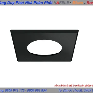 Nắp che lắp âm hình vuông màu đen Hafele 833.72.172