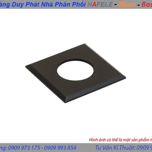 Nắp che lắp âm hình vuông màu đen Hafele 833.72.188