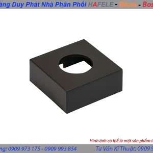 Nắp che lắp nổi hình vuông màu đen Hafele 833.72.180