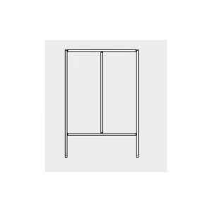 Bộ khay chia ngăn kéo rộng 400mm màu trắng mờ Hafele 552.52.803