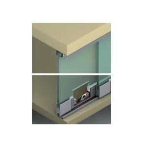Bộ phụ kiện cửa trượt Hafele cho cửa kính 25IF G 402.32.032