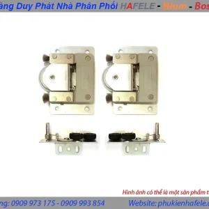 Bộ phụ kiện cửa trượt 50kg cho cửa 3 cánh dày 18-21mm 401.30.003