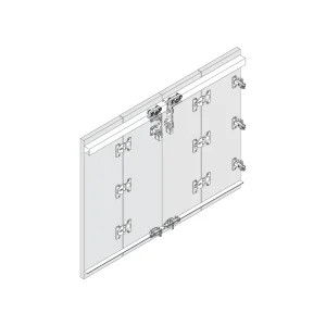 Bộ phụ kiện cho 2 cặp cửa Hafele 409.61.000