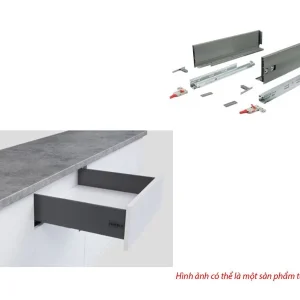 Ray hộp Hafele S3 chức năng giảm chấn Màu Xám 552.55.301