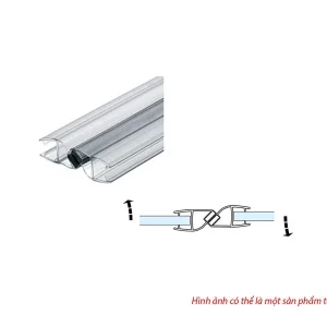 Ron cửa kính nam châm 180 độ Hafele cho kính 10-12mm 950.50.031