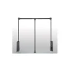 Tay nâng móc áo Hafele 880-1270mm màu nâu 805.11.154