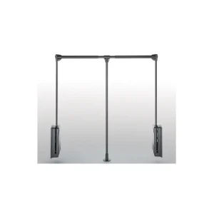 Tay nâng móc áo Hafele 880-1270mm màu nâu 805.11.154