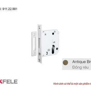 Thân khóa chốt chết Hafele màu đồng rêu 911.22.881