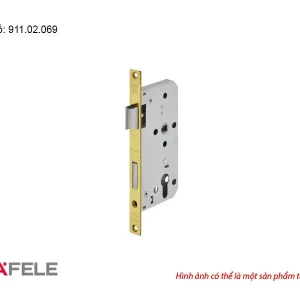 Thân khóa lưỡi gà chốt chết Hafele Đồng bóng 911.02.069