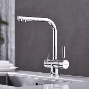 Vòi rửa chén 3 đường nước Hafele HT21-CH2F271 577.55.210