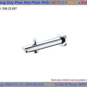 Vòi xả bồn tắm ACTIVE 232 mm có đầu chuyển đường nước Hafele 589.25.897