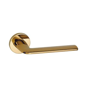 Bộ tay nắm cửa WC Hafele (không chìa) đồng bóng 499.63.607