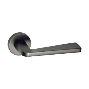 Bộ tay nắm cửa WC Hafele (không chìa) xám ghi 499.63.630