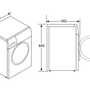 Máy giặt kết hợp sấy Häfele HWD-F60A 533.93.100
