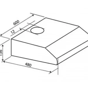 Máy hút mùi Hafele gắn tường 60cm 539.82.132