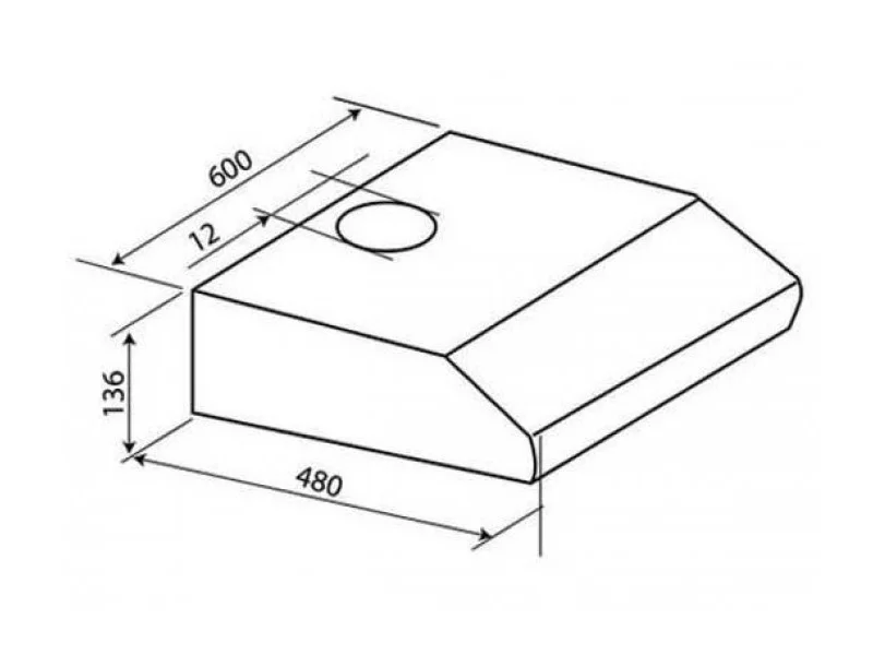 Máy hút mùi Hafele gắn tường 60cm 539.82.132 2 Máy hút mùi Hafele gắn tường 60cm 539.82.132