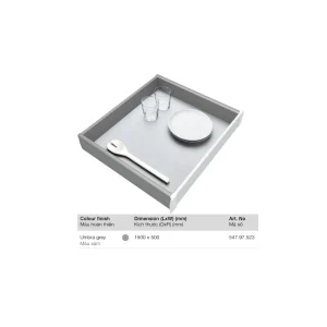Tắm lót học tủ bếp – Màu xám nhạt 547.97.523