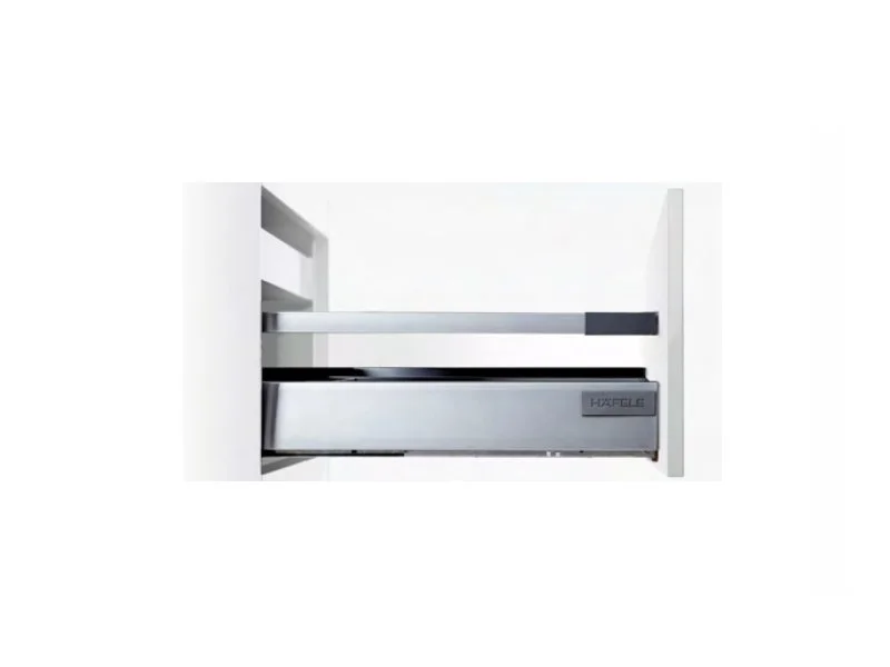 Ray hộp Hafele ALTO Màu xám H199x500mm 552.79.085 1 Ray hộp Hafele ALTO Màu xám H199x500mm 552.79.085