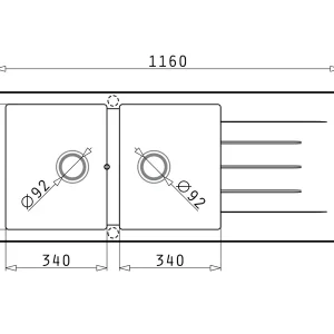 Chậu đá Hafele GRANTEC HS-G11650 565.83.241