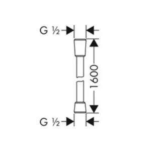 Dây sen Isiflex 1.60m Hafele 589.29.908