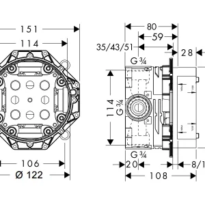 Bộ âm iBox universal 589.29.950