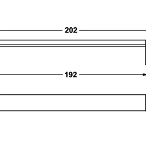 Tay nắm tủ Hafele Nicken mờ,trắng 106.69.617