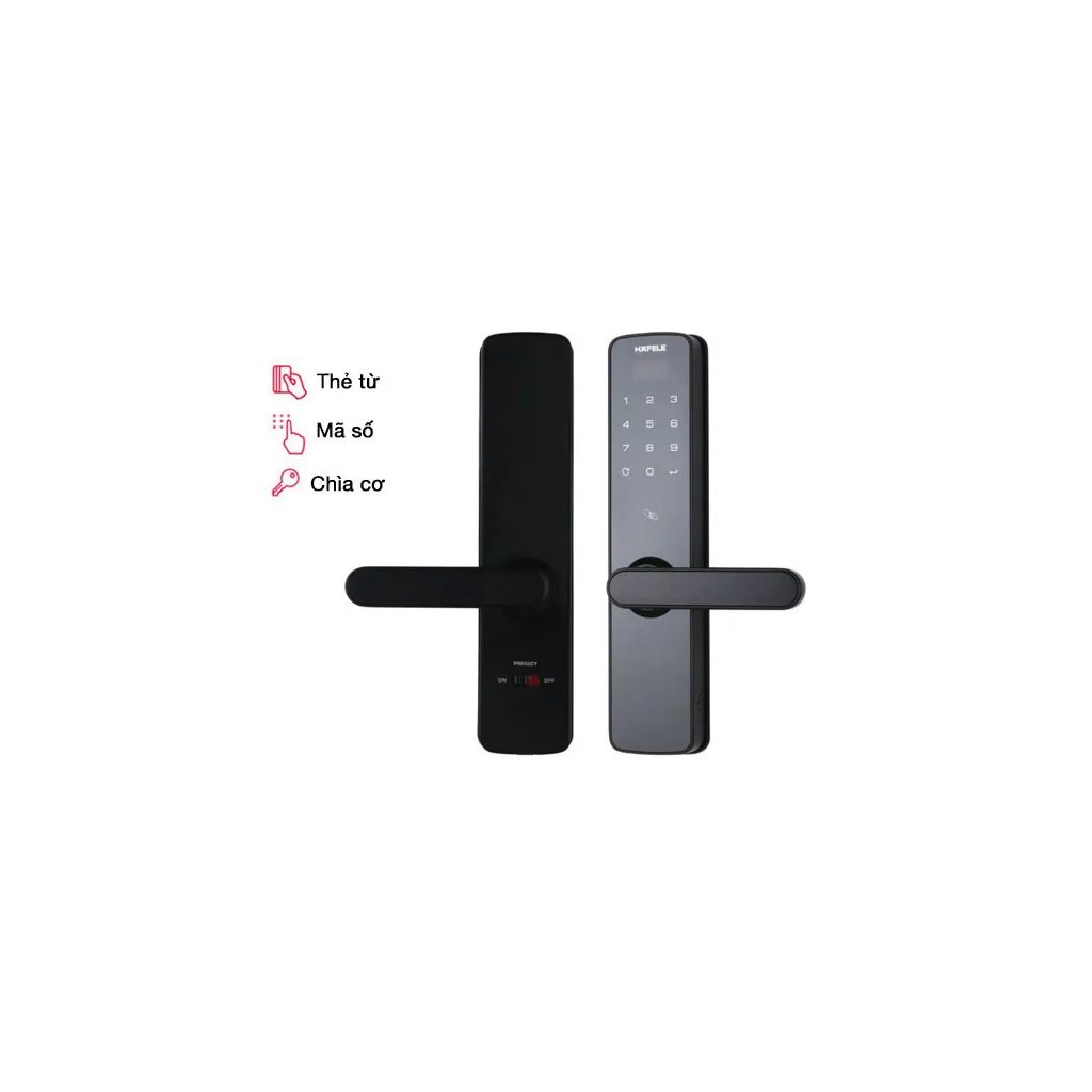 Khóa điện tử Hafele DL7000 912.05.497 (kết nối App) 1 Khóa điện tử Hafele DL7000 912.05.497 (kết nối App)