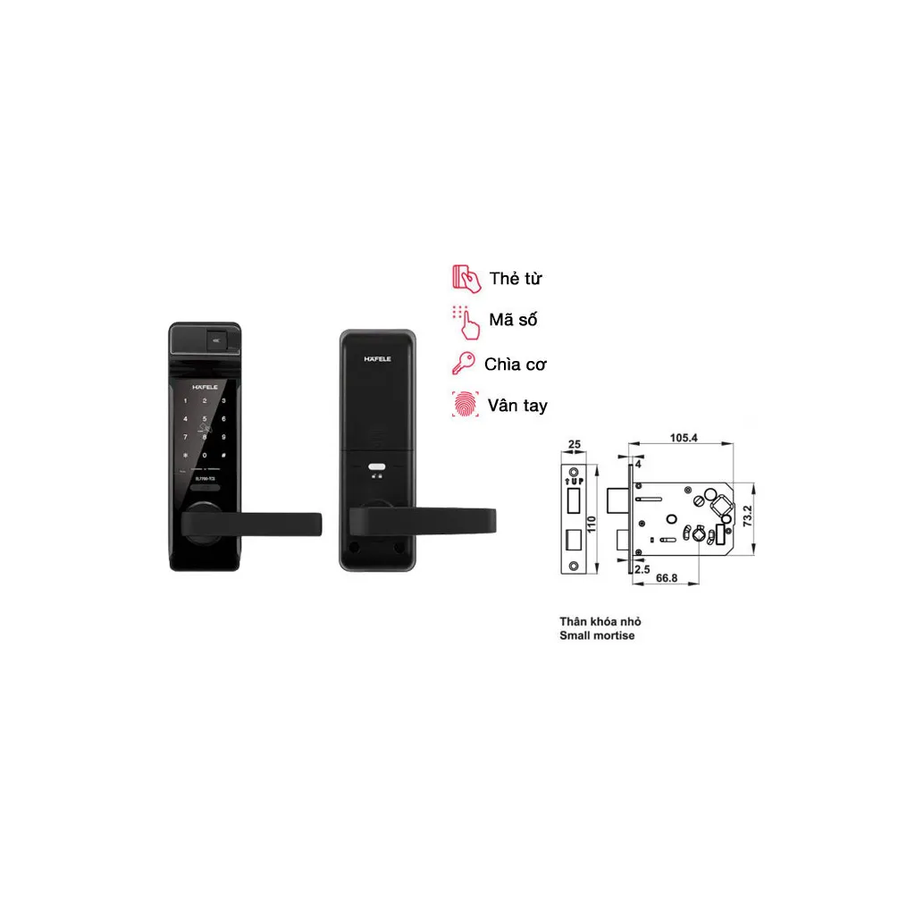 Khóa điện tử vân tay Hafele EL7700-TCS 912.05.583 – Thân khóa nhỏ 1 Khóa điện tử vân tay Hafele EL7700-TCS 912.05.583 – Thân khóa nhỏ
