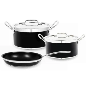 Bộ nồi chảo màu đen Hafele 531.08.043