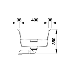 Chậu đá Hafele 1140mm Workstation HS19-GKD2S120 570.35.340