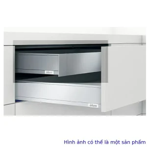 Ray hộp âm Blum LEGRABOX pure IM, inox, chiều cao 90.5mm 9810858