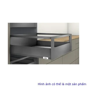 Ray hộp âm Blum MERIVOBOX IR2 chiều cao E 192mm màu xám đậm 6847435