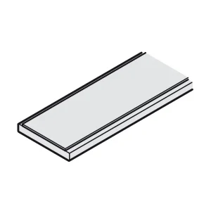 Ray dưới cho sàn mềm 30x4mm(W x H) dài 2200mm Hafele 940.59.802