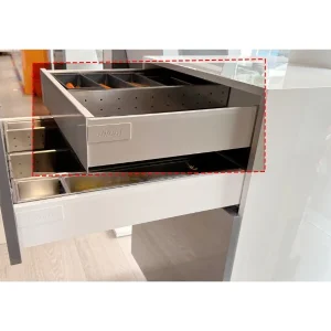 Ray hộp âm Blum LEGRABOX IM chiều cao 90.5mm màu trắng 1241681