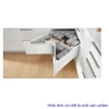 Ray hộp Blum TANDEMBOX cho ngăn kéo góc cao 205mm màu trắng 8213569