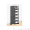 Tủ đồ khô Blum SPACE TOWER LEGRABOX IM IC màu xám đậm cho tủ 1 cánh