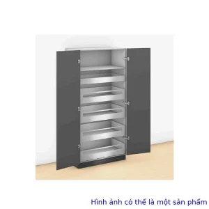 Tủ đồ khô Blum SPACE TOWER LEGRABOX IM IC màu trắng cho tủ 2 cánh