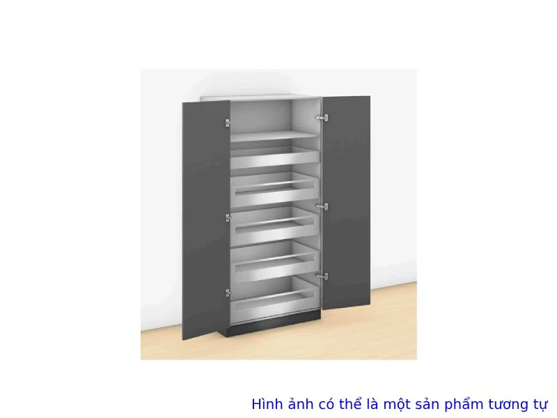 Tủ đồ khô Blum SPACE TOWER LEGRABOX IM IC xám đậm cho tủ 2 cánh 1 Tủ đồ khô Blum SPACE TOWER LEGRABOX IM IC xám đậm cho tủ 2 cánh
