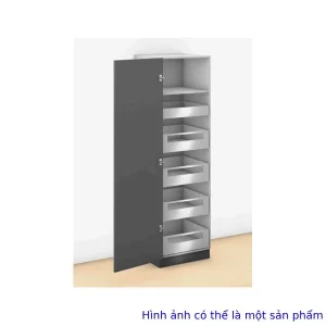 Tủ đồ khô Blum SPACE TOWER MERIVBOX IR1 IR2 màu trắng cho tủ 1 cánh