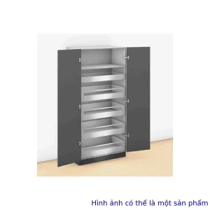 Tủ đồ khô Blum SPACE TOWER MERIVBOX IR1 IR2 màu trắng cho tủ 2 cánh