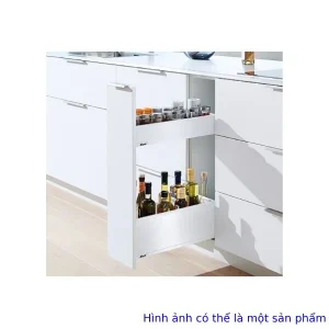 Bộ ray hộp Blum SPACE TWIN LEGRABOX pure M-C màu trắng 8561354