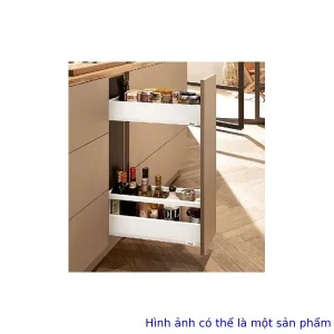Bộ ray hộp Blum SPACE TWIN MERIVOBOX R1-R2 màu trắng 1460410